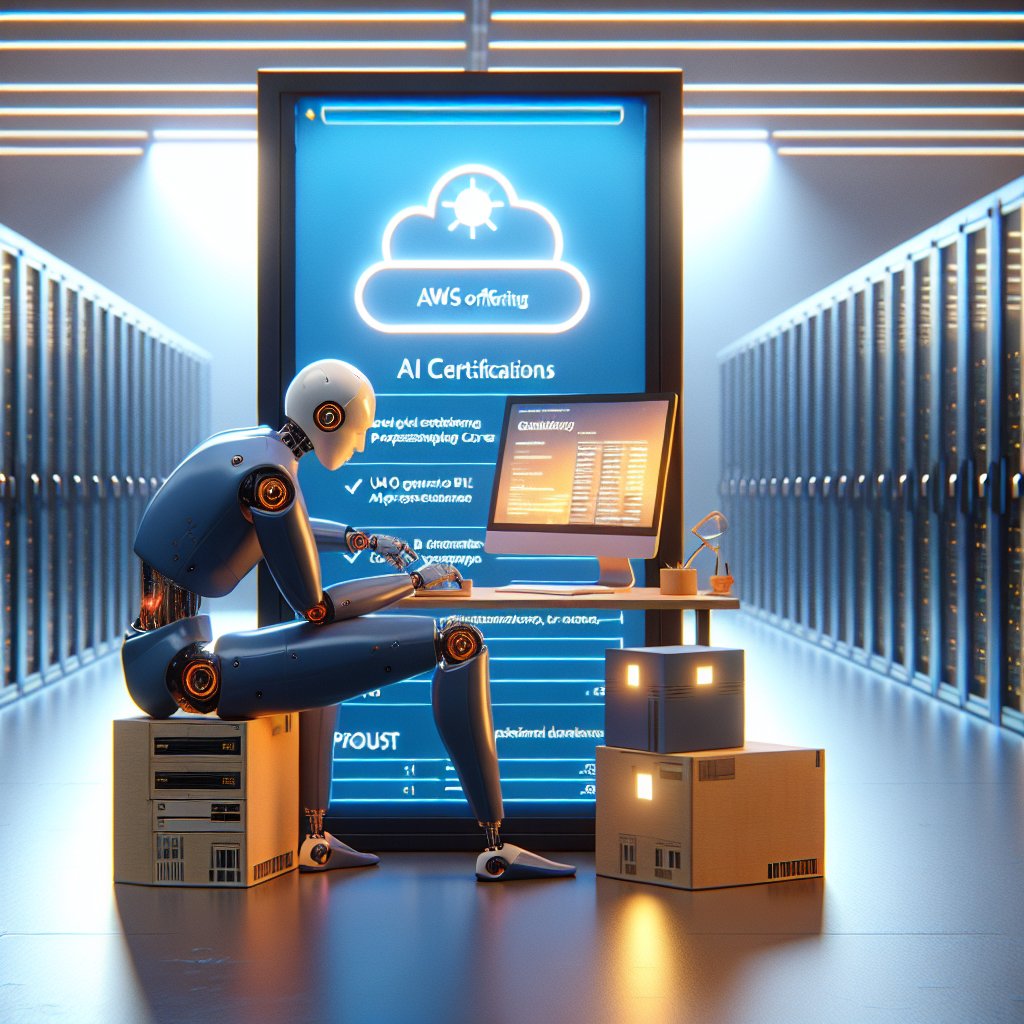 AWS Ofrece Certificaciones de IA para Impulsar Tu Carrera Profesional - Marketplace Insights - Imagen generada por IA