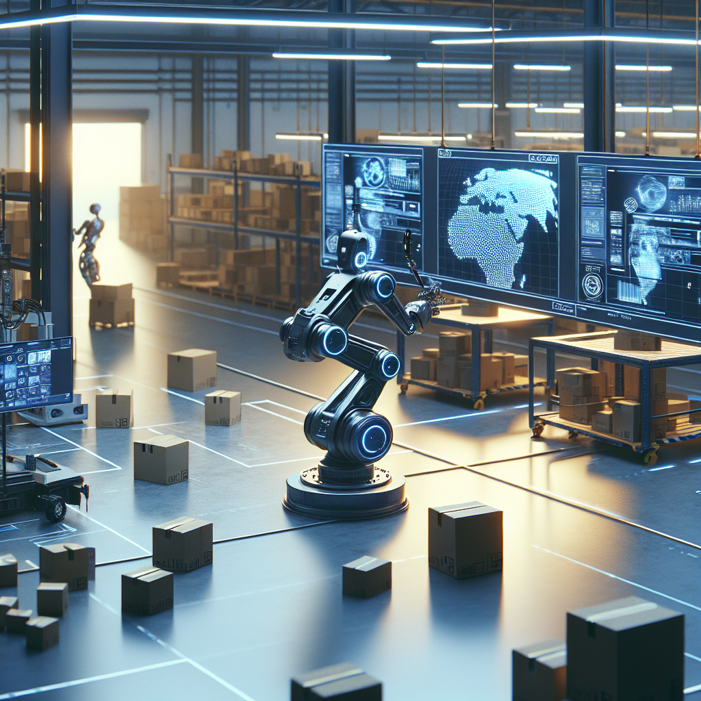 Blue Jay y Project Eluna: Innovaciones en Robótica e IA en Amazon - Marketplace Insights - Imagen generada por IA