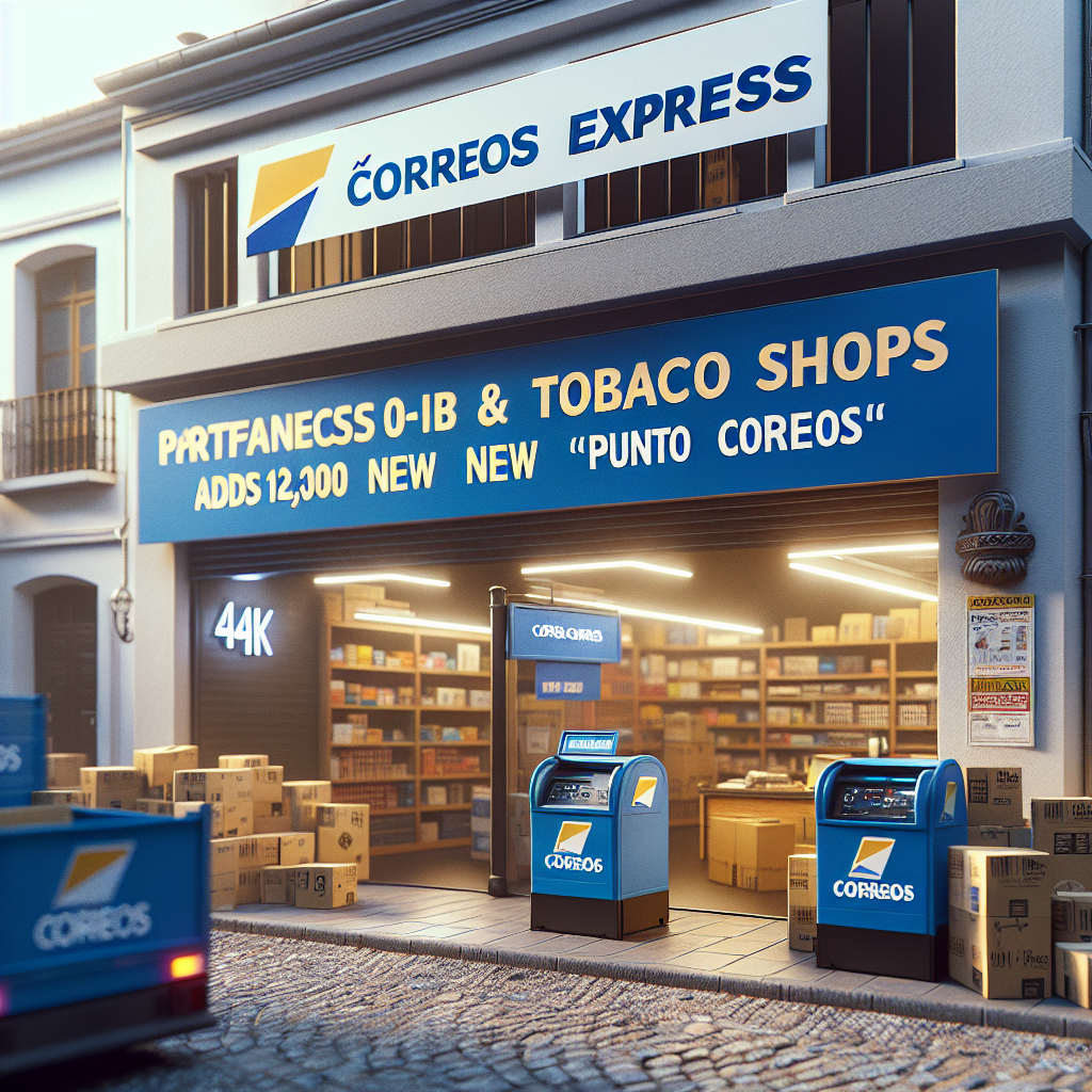 Correos Express Sumará 13.000 Nuevos Punto Correos con Estancos - Marketplace Insights - Imagen generada por IA