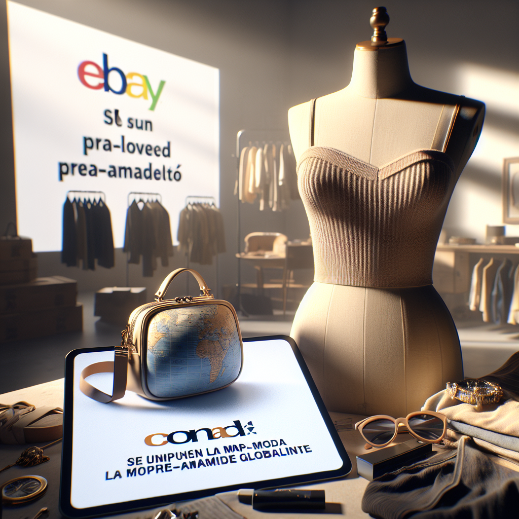 eBay Y Condé Nast Se Unen Para Impulsar La Moda Pre-Amada Globalmente - Marketplace Insights - Imagen generada por IA