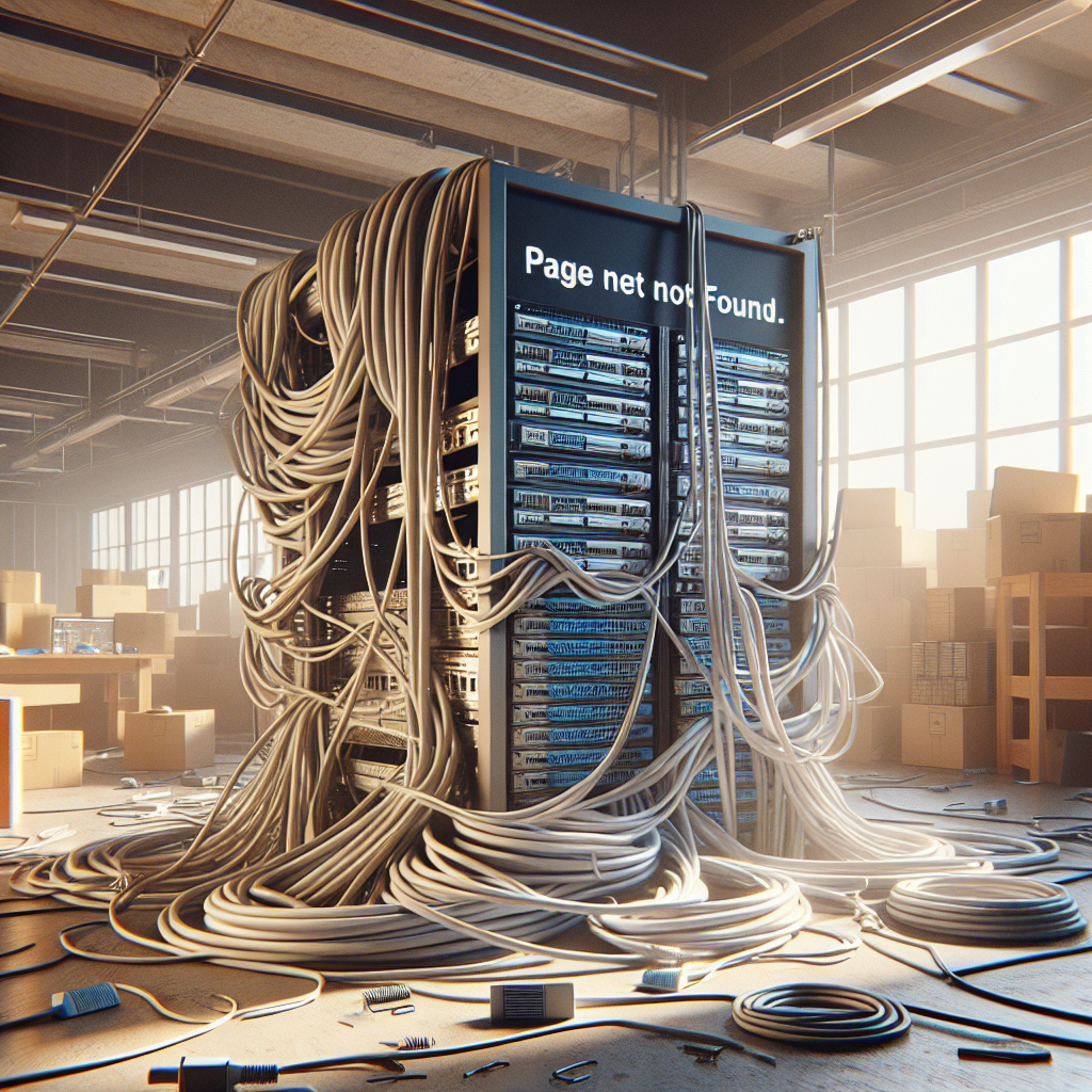 Página No Encontrada - Soluciones para Problemas de Configuración - Marketplace Insights - Imagen generada por IA