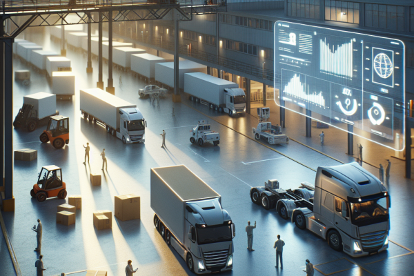 La Falta de Transporte y el Absentismo Laboral en la Logística Española - Marketplace Insights - Imagen generada por IA