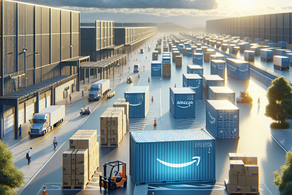 La Familia Losantos Refuerza Su Posición en EE UU Alquile Naves a Amazon - Marketplace Insights - Imagen generada por IA