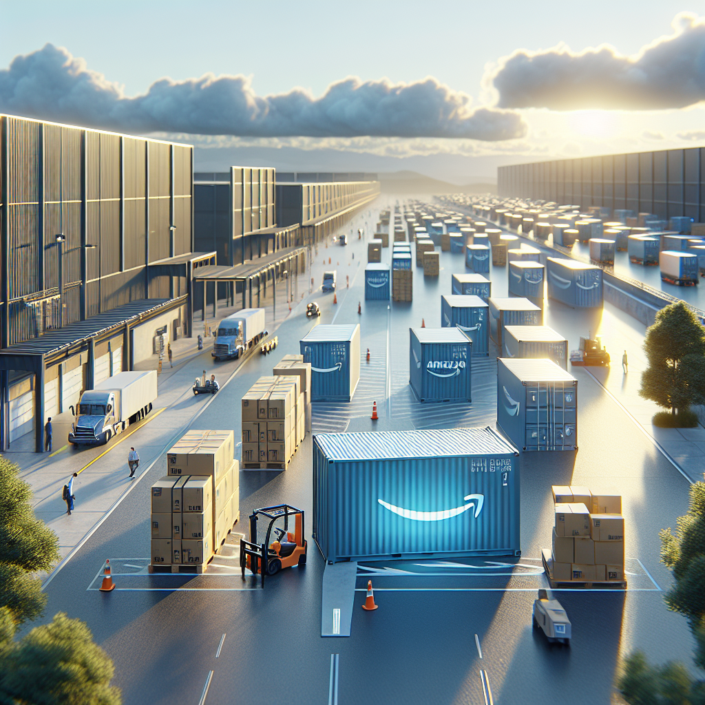 La Familia Losantos Refuerza Su Posición en EE UU Alquile Naves a Amazon - Marketplace Insights - Imagen generada por IA