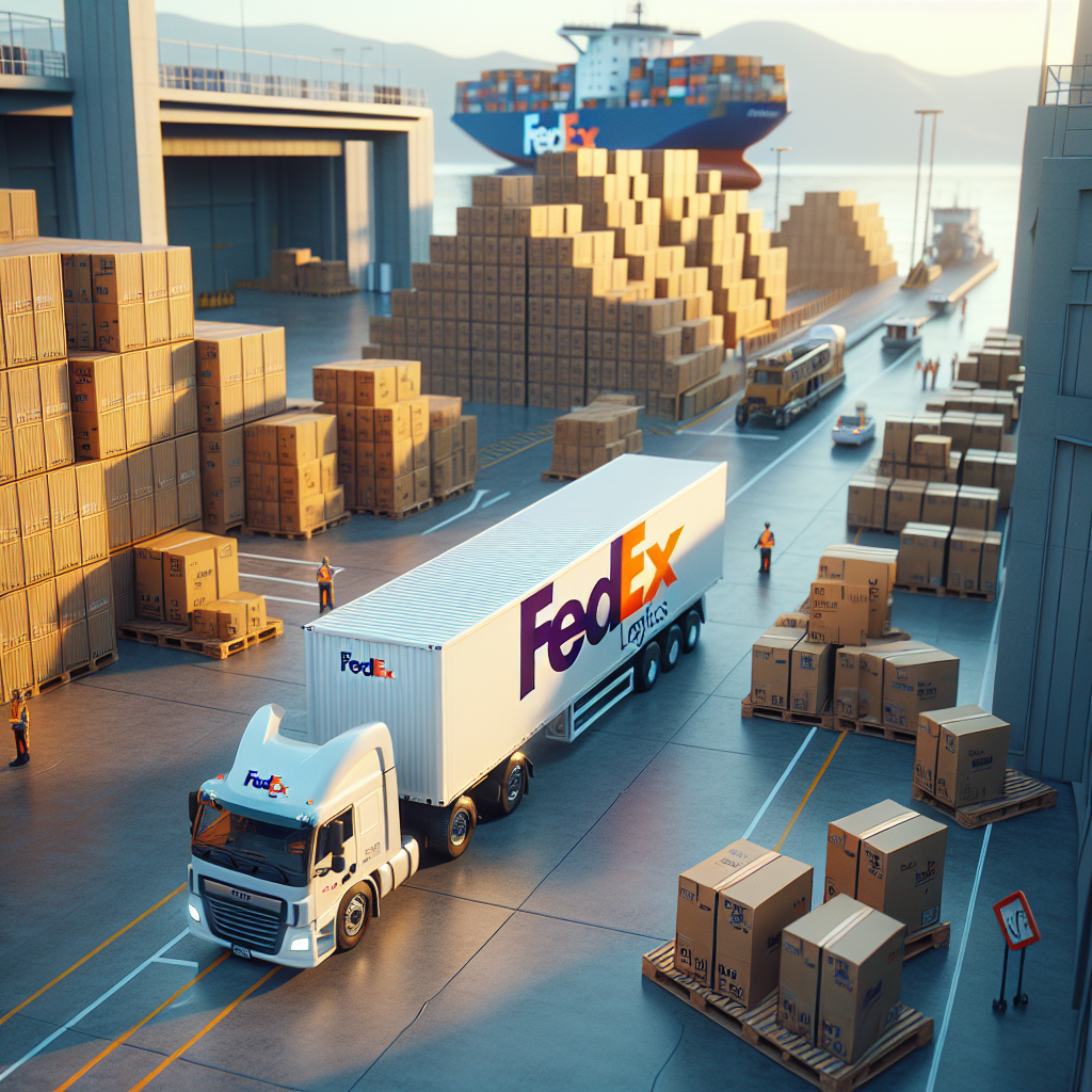 FedEx Abre Nueva Instalación en Bilbao y Aumenta Su Capacidad Logística - Marketplace Insights - Imagen generada por IA