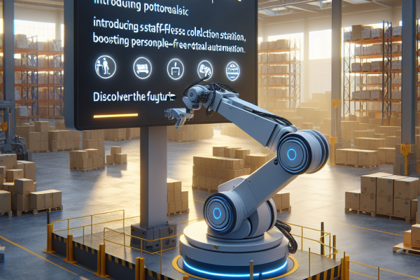 Geekplus Presenta Su Nueva Estación de Recogida Robótica Sin Personal - Marketplace Insights - Imagen generada por IA