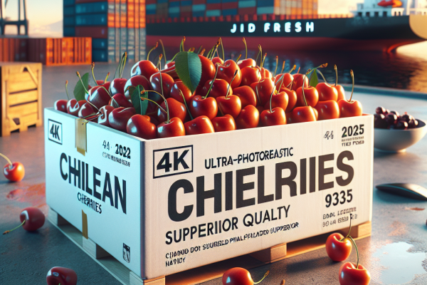 JD Fresh Inicia Temporada 2025 de Cerezas Chilenas con Calidad Superior - Marketplace Insights - Imagen generada por IA