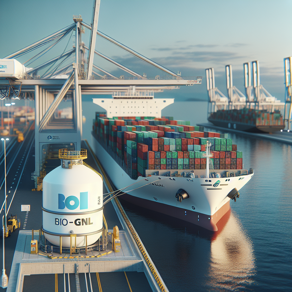 El Puerto de Málaga Logra Su Primer Suministro de Bio-GNL a MSC Gabon - Marketplace Insights - Imagen generada por IA