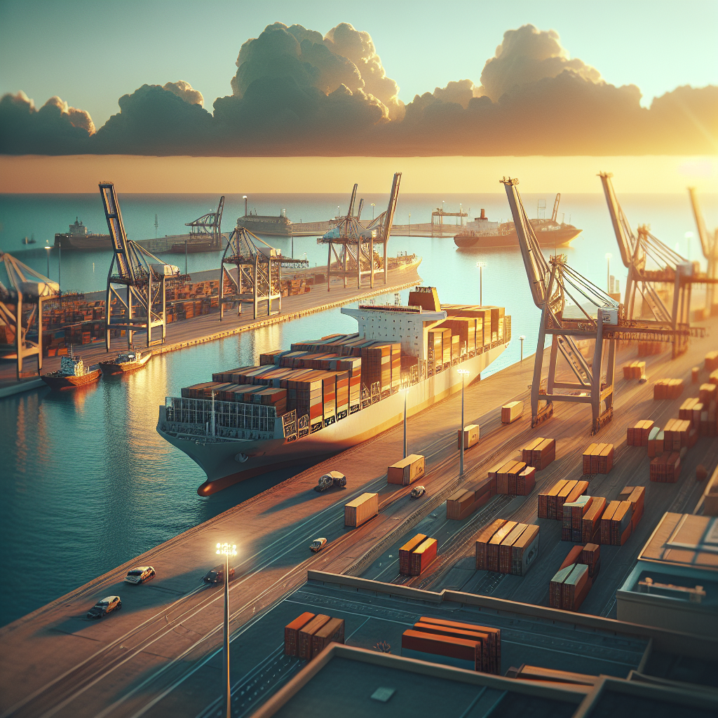 El Puerto de Valencia, Líder en Conectividad Marítima de España y Europa - Marketplace Insights - Imagen generada por IA