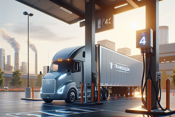 Transnugón Avanza en la Electrificación de Su Flota con PragmaCharge - Marketplace Insights - Imagen generada por IA