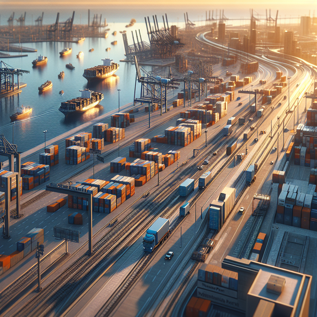 Valenciaport Modera Crecimiento En Septiembre, Acumula Avances En 2025 - Marketplace Insights - Imagen generada por IA