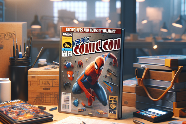 Walmart: Descubre Exclusivas y Novedades en New York Comic Con - Marketplace Insights - Imagen generada por IA