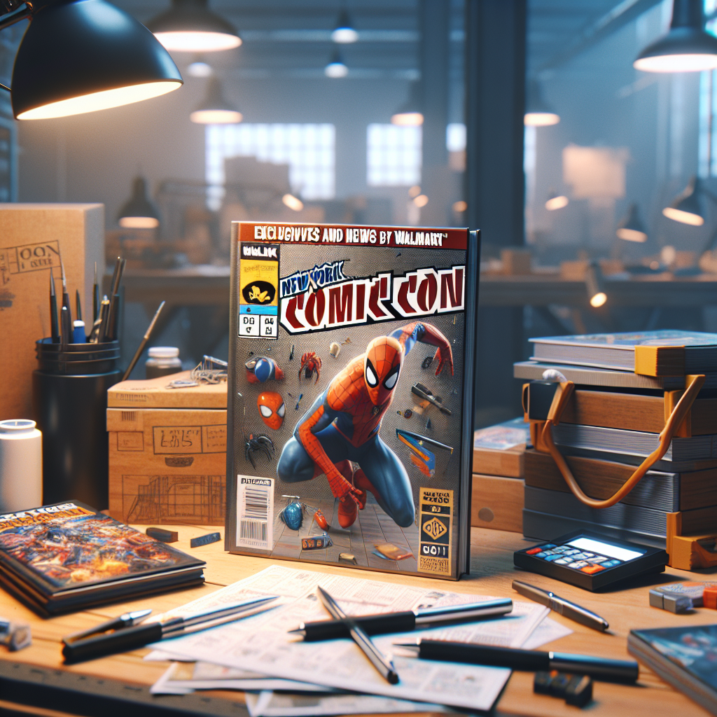 Walmart: Descubre Exclusivas y Novedades en New York Comic Con - Marketplace Insights - Imagen generada por IA
