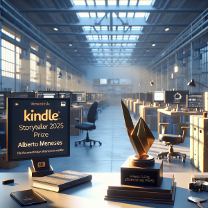 Alberto Meneses Gana el Premio Kindle Storyteller 2025 con Su Novela - Marketplace Insights - Imagen generada por IA