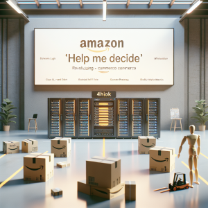 Cómo Amazon Revoluciona el Comercio con la Función "Help Me Decide" - Marketplace Insights - Imagen generada por IA