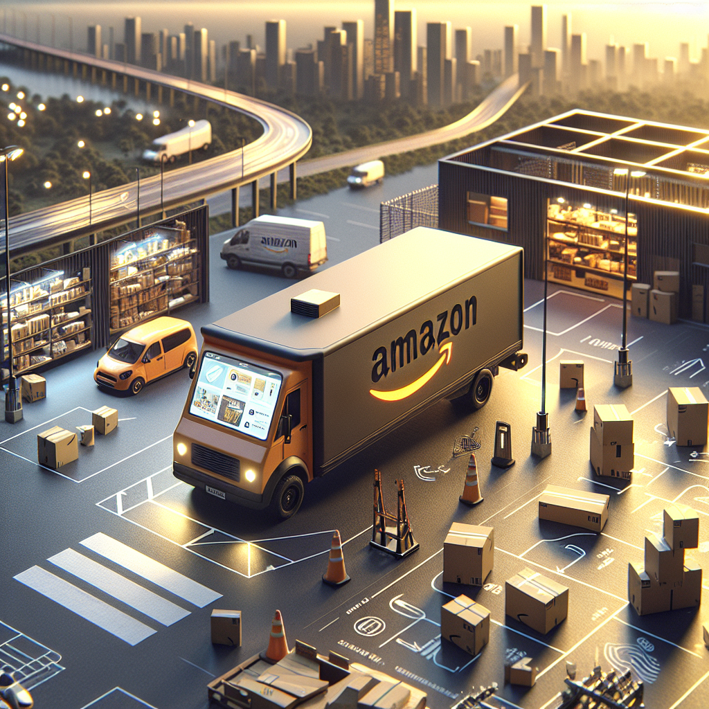 5 Innovaciones de Amazon para Mejorar la Experiencia de los Conductores de Entrega - Marketplace Insights - Imagen generada por IA