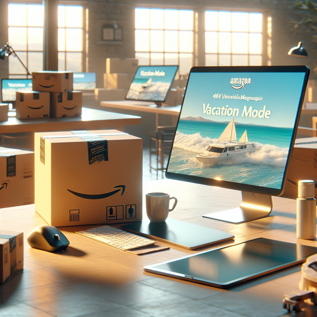 Cómo Activar el Modo Vacaciones en Amazon: Guía Completa para Vendedores - Marketplace Insights - Imagen generada por IA