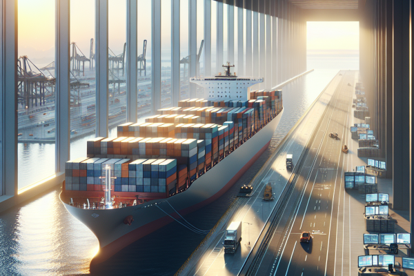 APM Terminals Algeciras Rompe Récord de Productividad con Maastricht Maersk - Marketplace Insights - Imagen generada por IA