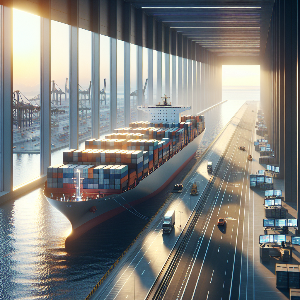 APM Terminals Algeciras Rompe Récord de Productividad con Maastricht Maersk - Marketplace Insights - Imagen generada por IA