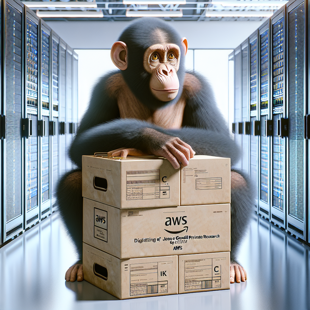 AWS Digitaliza Investigación de Jane Goodall con IA y 1 Millón de Dólares - Marketplace Insights - Imagen generada por IA