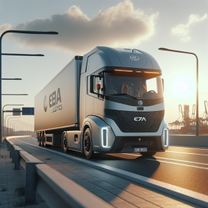 Ceva Logistics Realiza Prueba Exitosa con Camión Eléctrico en España - Marketplace Insights - Imagen generada por IA
