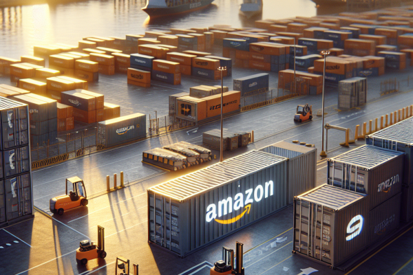 China SFC Express, Nuevo Transportista Exclusivo de Amazon Brasil - Marketplace Insights - Imagen generada por IA
