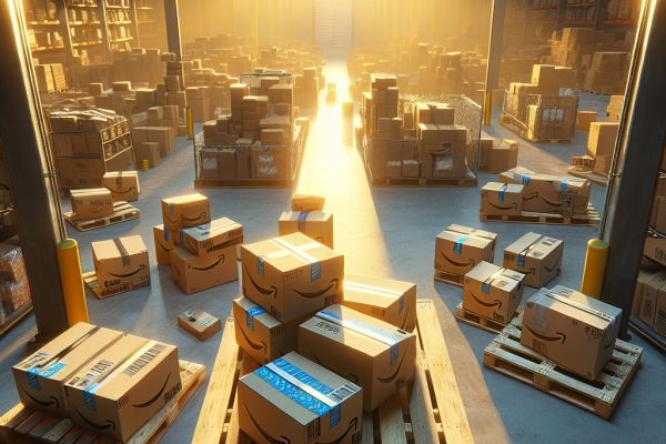 Cómo Comprar y Vender Palets de Retorno de Amazon: Guía Completa - Marketplace Insights - Imagen generada por IA