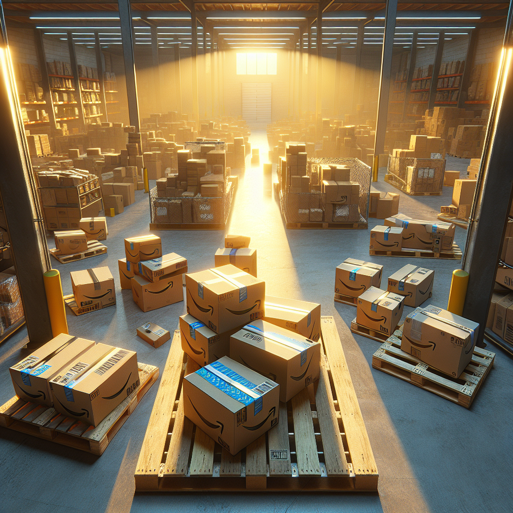 Cómo Comprar y Vender Palets de Retorno de Amazon: Guía Completa - Marketplace Insights - Imagen generada por IA