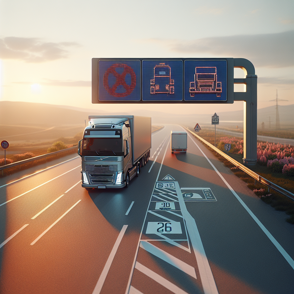 La DGT Reconoce Multas a Camiones Pese a Circular Correctamente - Marketplace Insights - Imagen generada por IA