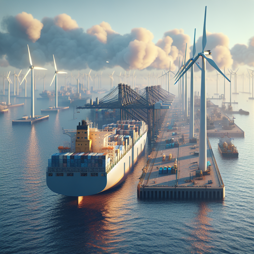 DSV Certifica Que el 100% de Su Consumo Eléctrico Proviene de Energías Renovables - Marketplace Insights - Imagen generada por IA