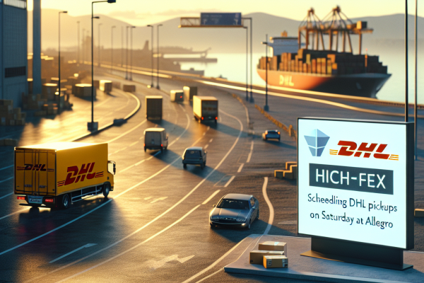 Cómo Pedir Recogidas Fijas de DHL los Sábados en Allegro - Marketplace Insights - Imagen generada por IA