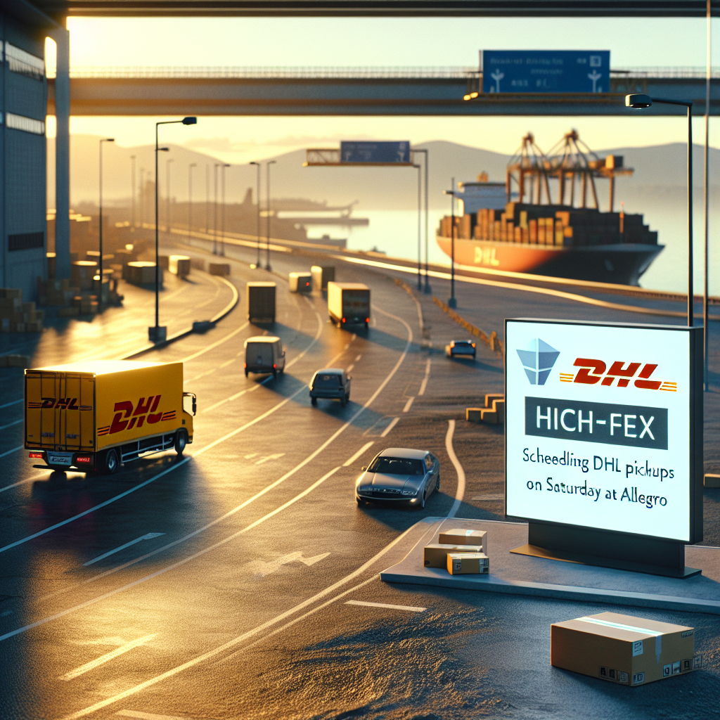 Cómo Pedir Recogidas Fijas de DHL los Sábados en Allegro - Marketplace Insights - Imagen generada por IA