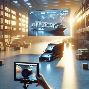 Perspectivas Globales de Ventas con QuickBI en Alibaba Cloud - Marketplace Insights - Imagen generada por IA