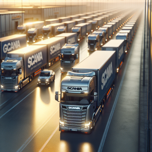 Grupo Logístico Arnedo Amplía Su Flota Con 120 Camiones Scania - Marketplace Insights - Imagen generada por IA
