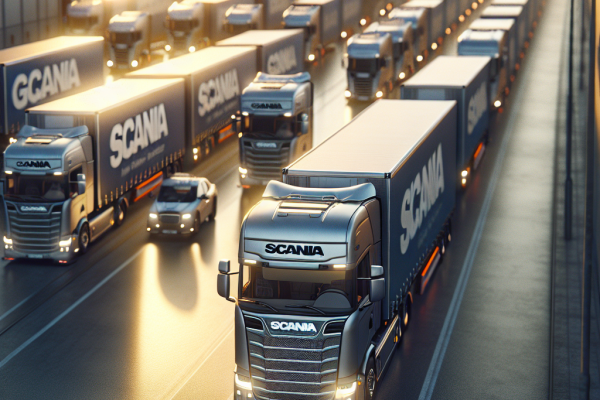 Grupo Logístico Arnedo Amplía Su Flota Con 120 Camiones Scania - Marketplace Insights - Imagen generada por IA