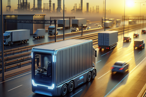 In Side Logistics Aumenta Su Inversión y Flota Sostenible en 2024 - Marketplace Insights - Imagen generada por IA