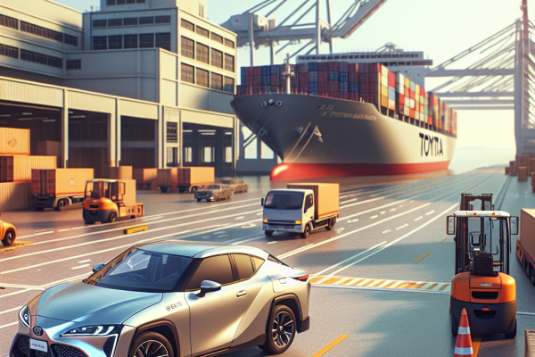 Nueva Concesión de Toyota Consolidada en Sagunto Como Hub Logístico - Marketplace Insights - Imagen generada por IA