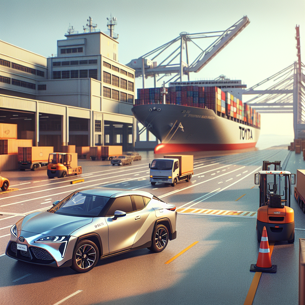 Nueva Concesión de Toyota Consolidada en Sagunto Como Hub Logístico - Marketplace Insights - Imagen generada por IA