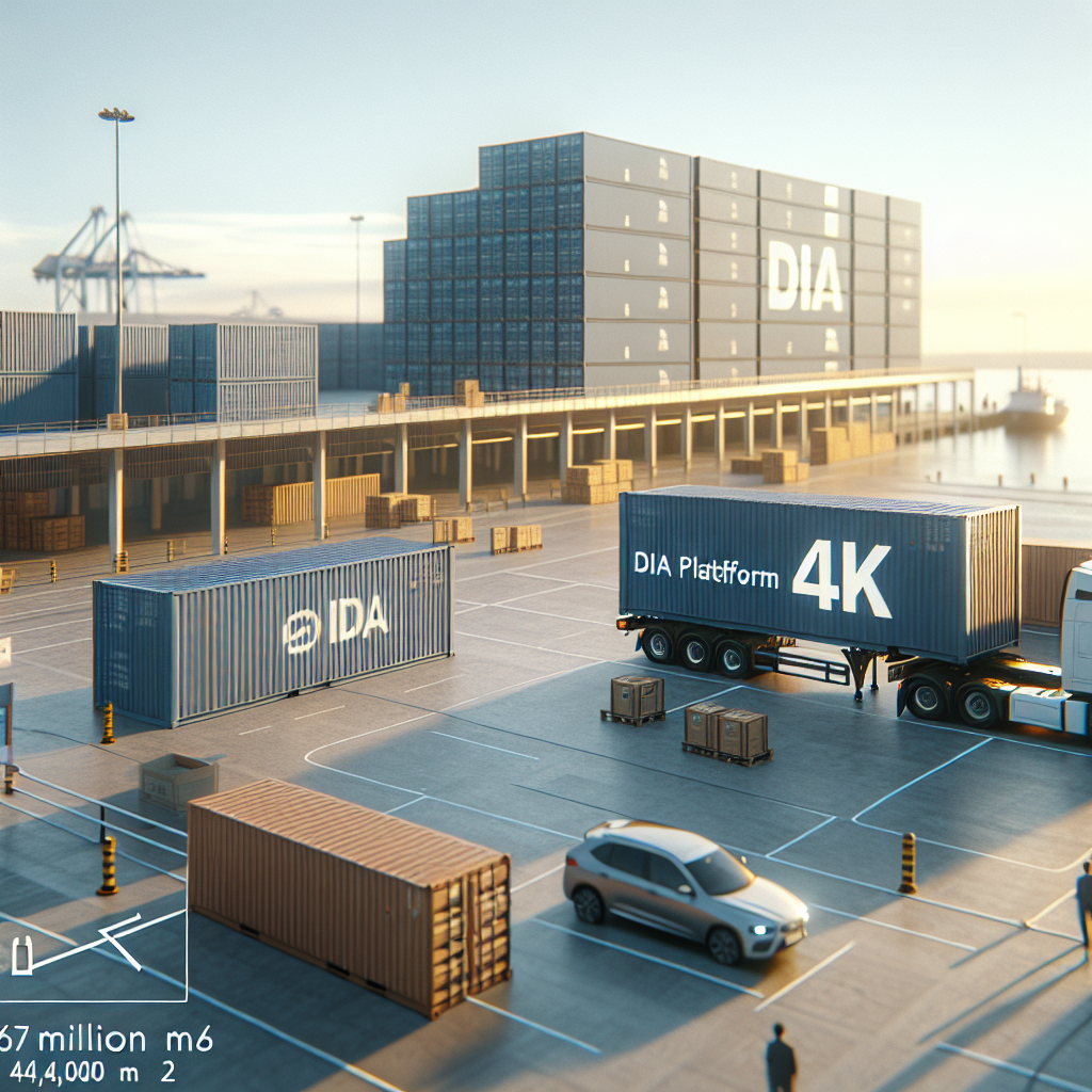 La Nueva Plataforma de Dia en Antequera: 47 M€ de Inversión y 64.000 m² - Marketplace Insights - Imagen generada por IA