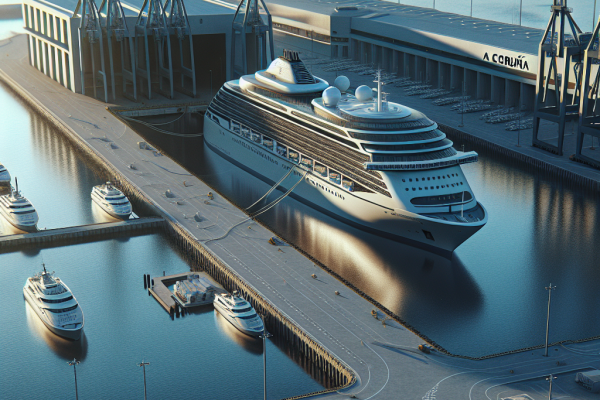 Puerto de A Coruña Implementará Energía Eléctrica para Cruceros en 2027 - Marketplace Insights - Imagen generada por IA