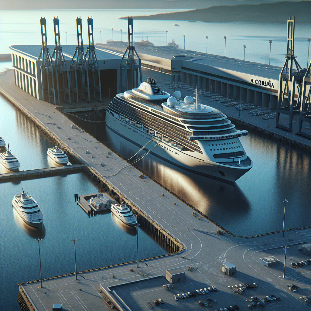 Puerto de A Coruña Implementará Energía Eléctrica para Cruceros en 2027 - Marketplace Insights - Imagen generada por IA