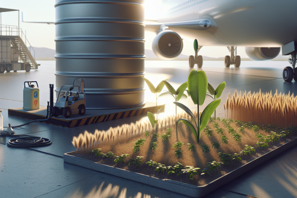 Spring GDS Lanza Solución de Combustible Sostenible para Aviación - Marketplace Insights - Imagen generada por IA