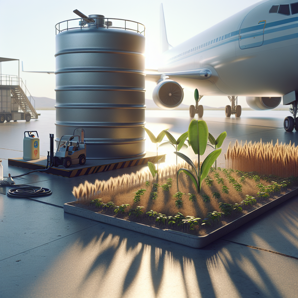 Spring GDS Lanza Solución de Combustible Sostenible para Aviación - Marketplace Insights - Imagen generada por IA