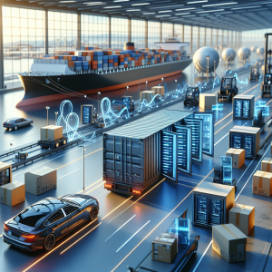 Tecnología Y Colaboración En La Logística Internacional: Un Debate Actual - Marketplace Insights - Imagen generada por IA