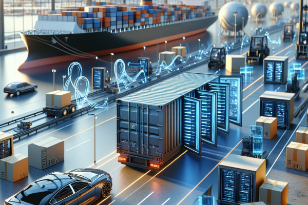 Tecnología Y Colaboración En La Logística Internacional: Un Debate Actual - Marketplace Insights - Imagen generada por IA