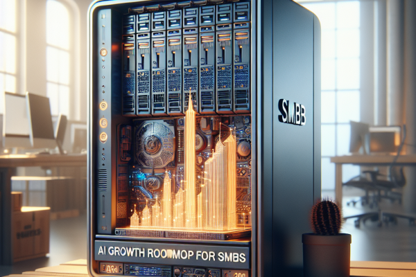 Escala Más Inteligente: Hoja de Ruta de Crecimiento AI para SMBs en 2026 - Marketplace Insights - Imagen generada por IA