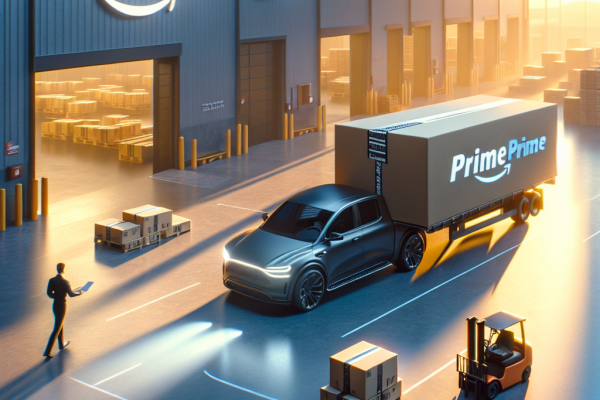 Cómo Funciona el Envío Rápido de Amazon Prime en Dos Días para Vendedores - Marketplace Insights - Imagen generada por IA