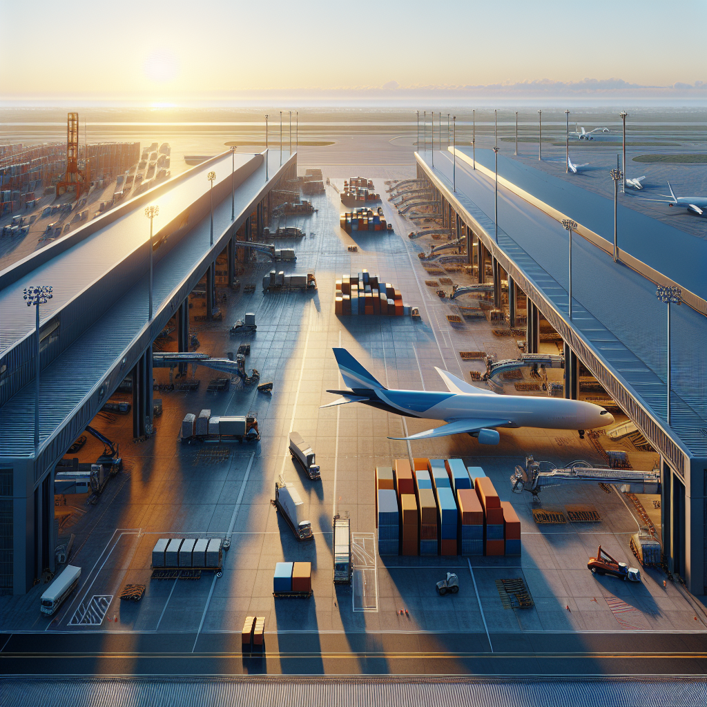 Andino Global Crece con Nueva Terminal de Carga en Barajas - Marketplace Insights - Imagen generada por IA