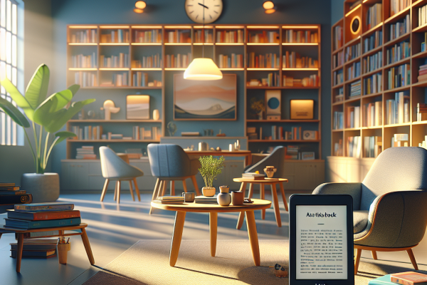 Nuevas Funciones en Kindle: Pregunta Sobre Tu Libro y Recibe Respuestas - Marketplace Insights - Imagen generada por IA