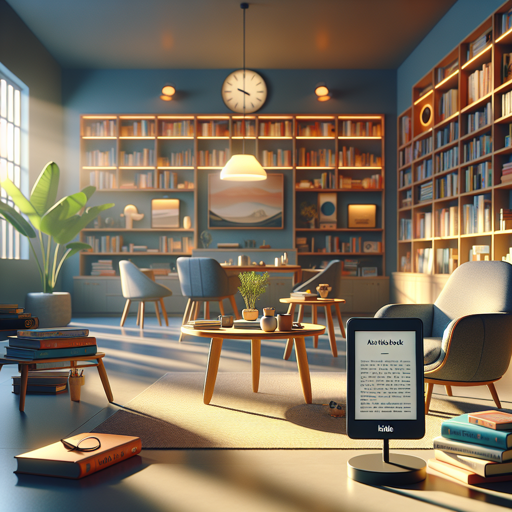 Nuevas Funciones en Kindle: Pregunta Sobre Tu Libro y Recibe Respuestas - Marketplace Insights - Imagen generada por IA